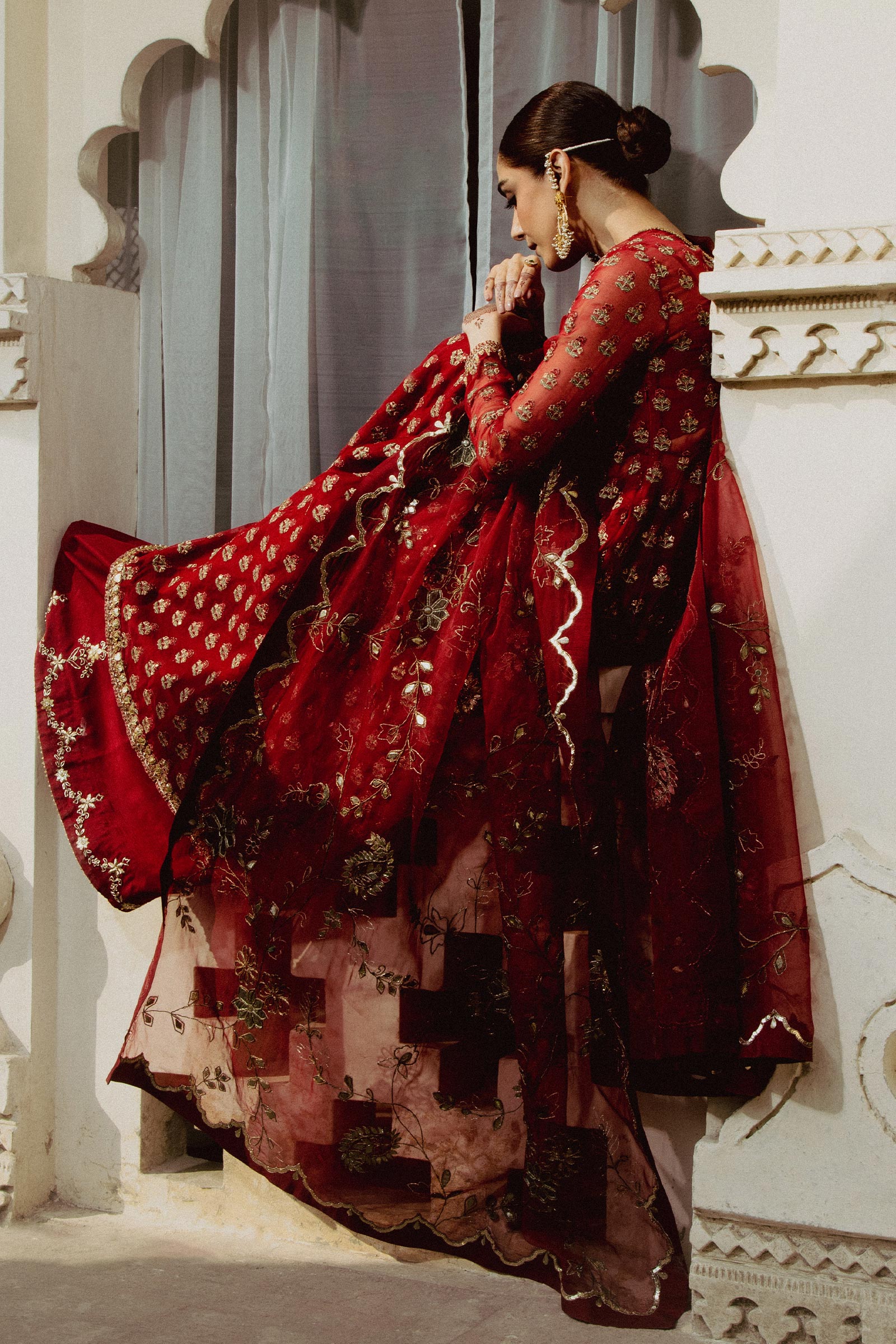 Zara Shahjahan | Bridal 2024 | GUL-MOHAR - Pakistani Designer Dress - by Zara Shahjahan | Type: Ladies Clothes - 100% Original at Saira Sultan