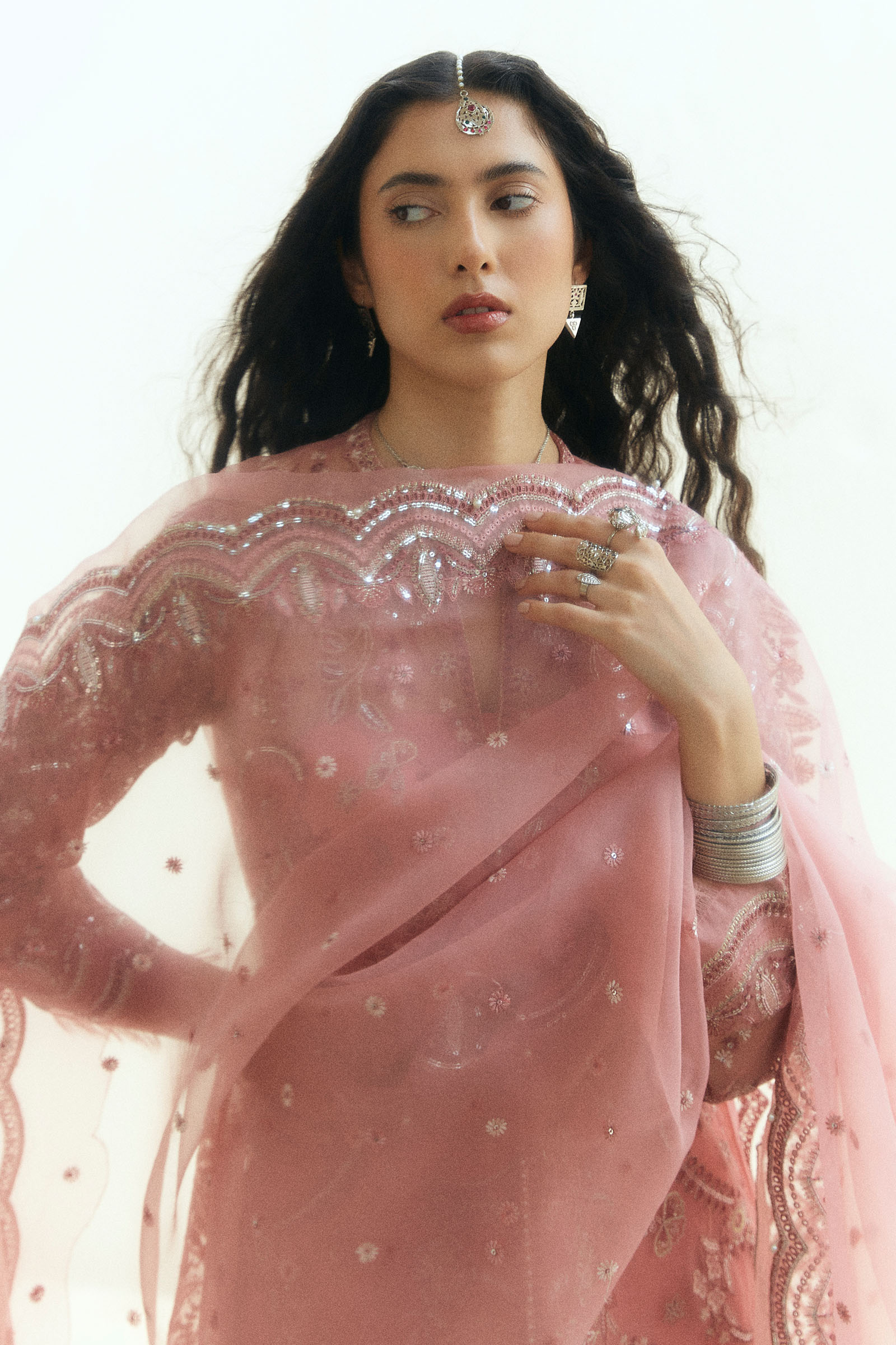 Zara Shahjahan | Lovent Wedding 2025 | BISOU-D4 M Blush Pink Poly Organza