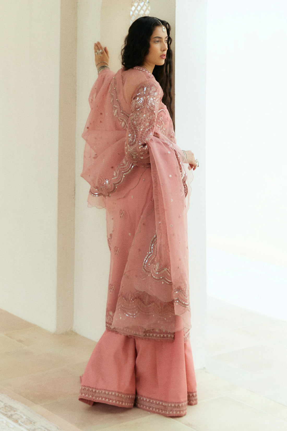 Zara Shahjahan | Lovent Wedding 2025 | BISOU-D4 XS Blush Pink Poly Organza