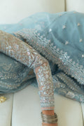 Zara Shahjahan | Lovent Wedding 2025 | CIEL-D5 XL Pale Sky Blue Organza