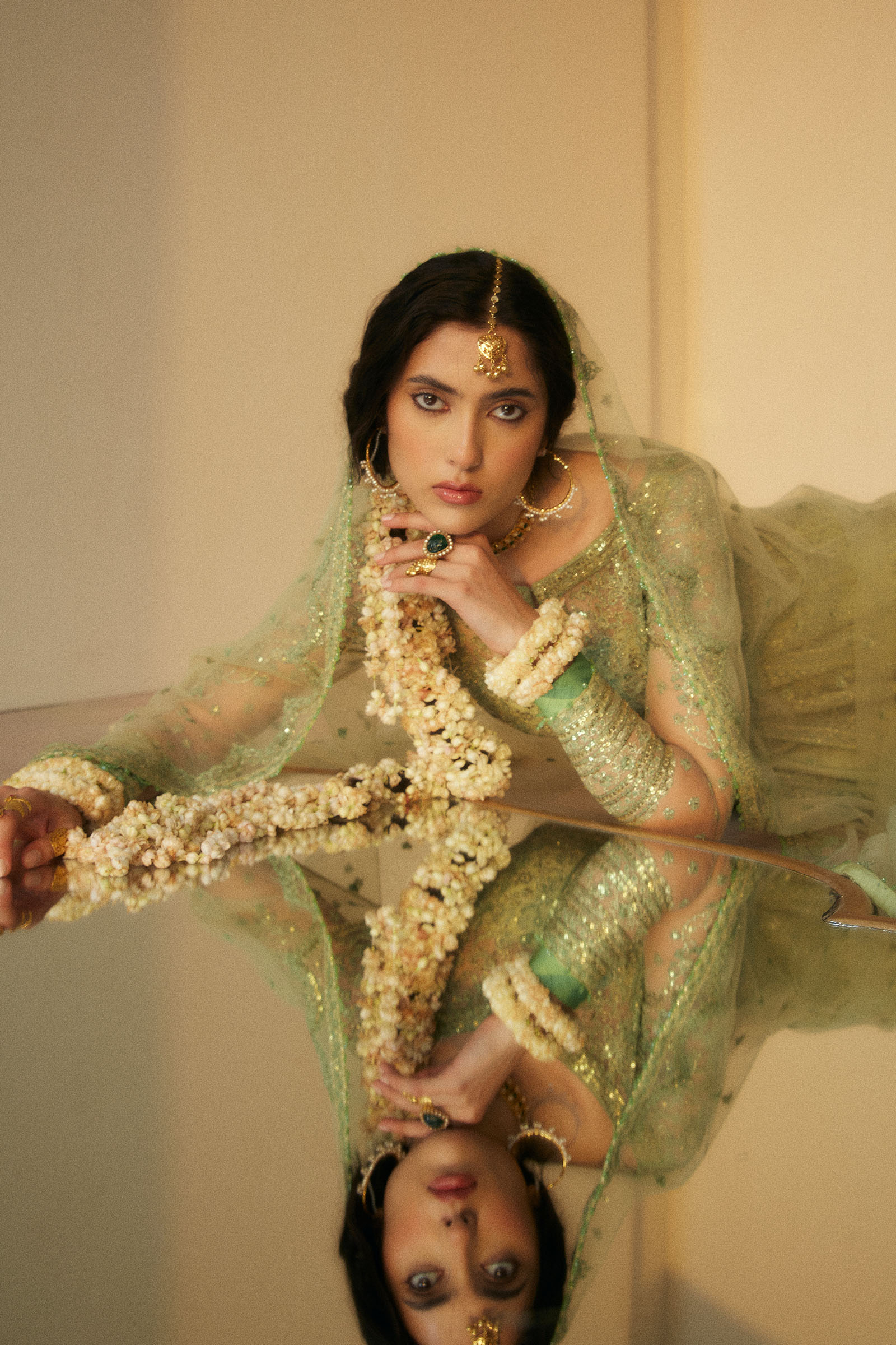 Zara Shahjahan | Lovent Wedding 2025 | Sofia-D1 L Mint Green Poly Organza