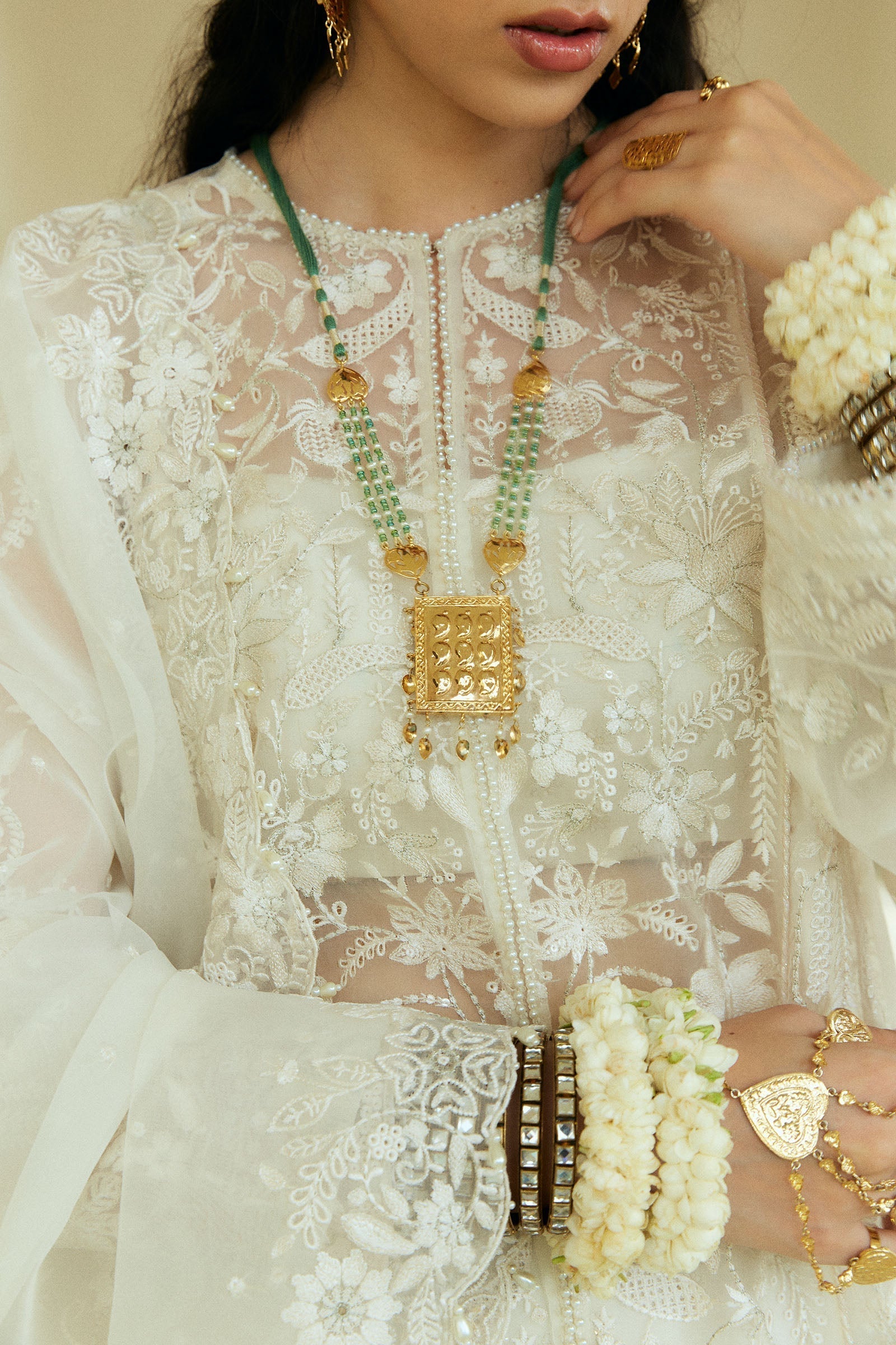 Zara Shahjahan | Lovent Wedding 2025 | VIE-D2 M Ivory Poly Organza