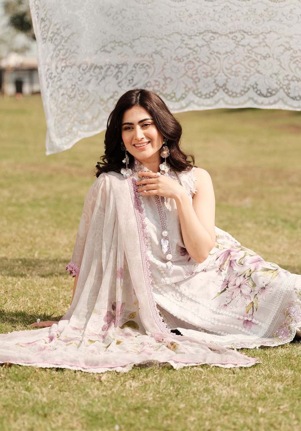 Zarqash | Luxe Lawn 24 | ZQ 3 - Pakistani Designer Dress - by Zarqash | Type: Luxury - 100% Original at Saira Sultan