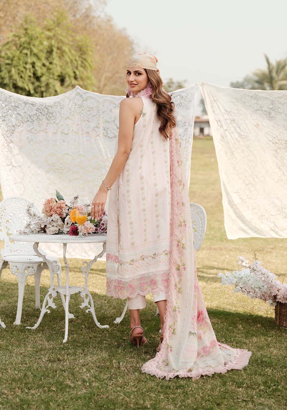 Zarqash | Luxe Lawn 24 | ZQ 5 - Pakistani Designer Dress - by Zarqash | Type: Luxury - 100% Original at Saira Sultan