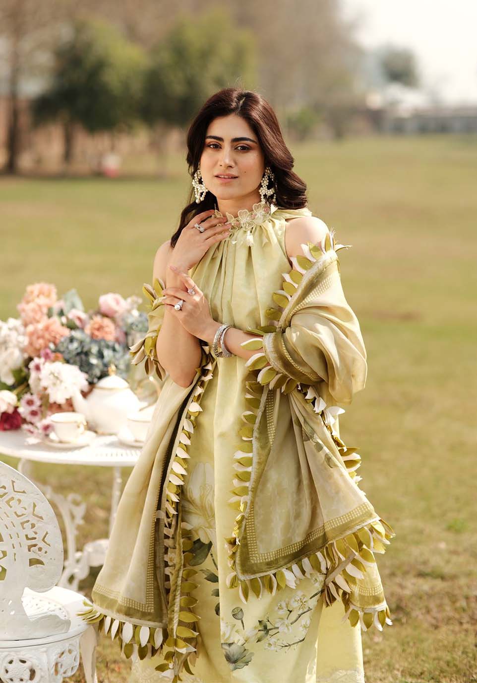Zarqash | Luxe Lawn 24 | ZQ 13 - Pakistani Designer Dress - by Zarqash | Type: Luxury - 100% Original at Saira Sultan