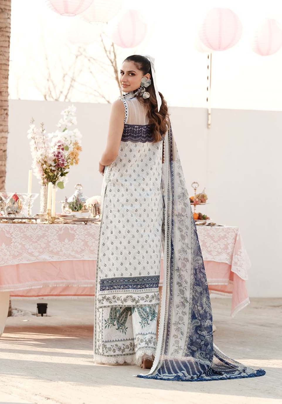 Zarqash | Luxe Lawn 24 | ZQ 10 - Pakistani Designer Dress - by Zarqash | Type: Luxury - 100% Original at Saira Sultan