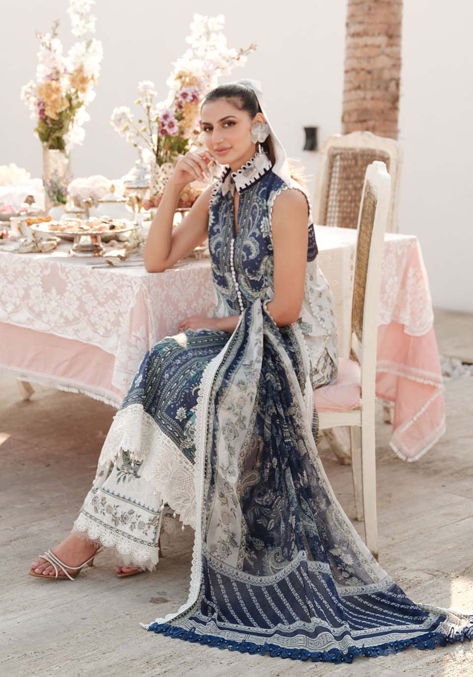 Zarqash | Luxe Lawn 24 | ZQ 10 - Pakistani Designer Dress - by Zarqash | Type: Luxury - 100% Original at Saira Sultan
