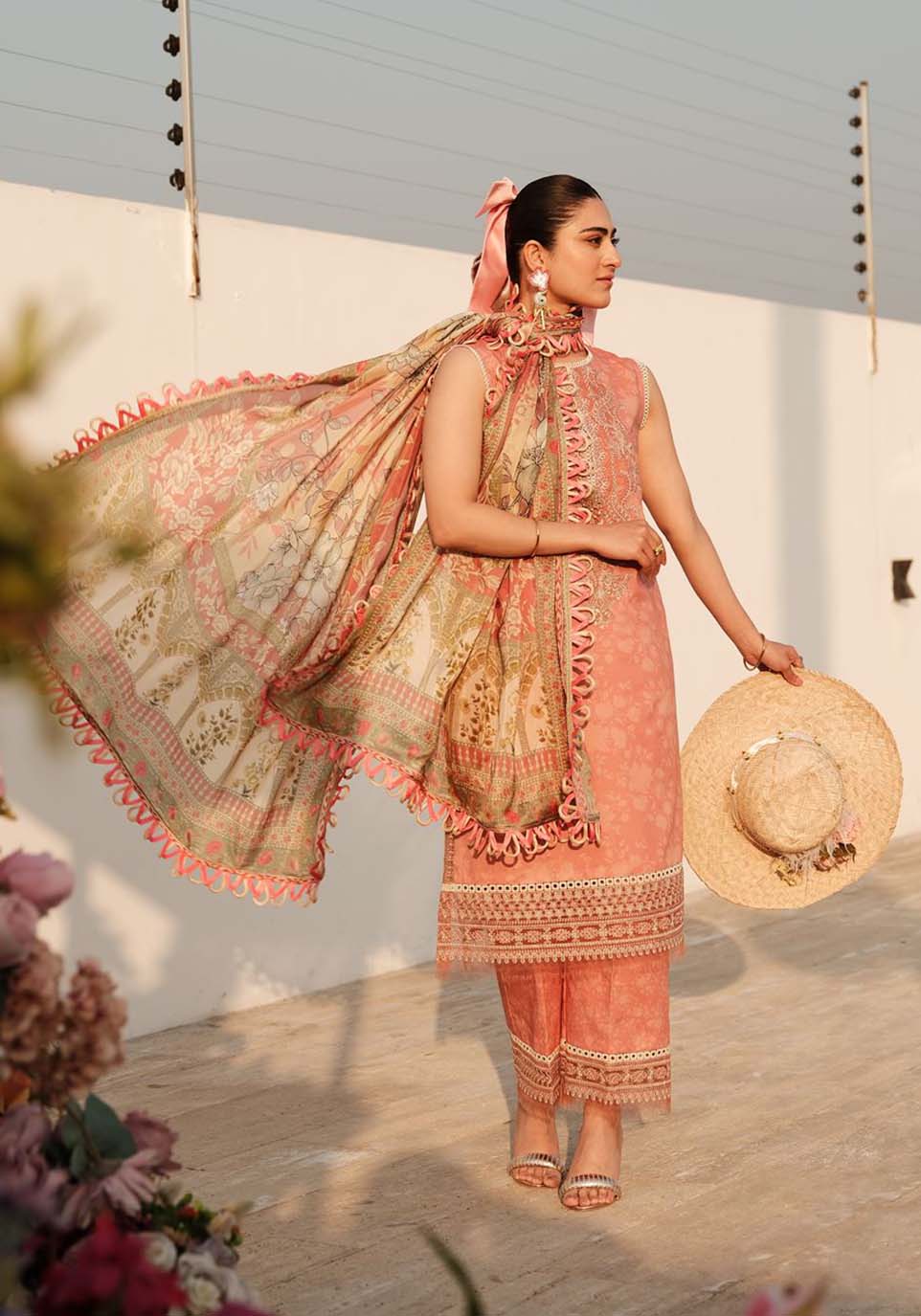 Zarqash | Luxe Lawn 24 | ZQ 4 - Pakistani Designer Dress - by Zarqash | Type: Luxury - 100% Original at Saira Sultan