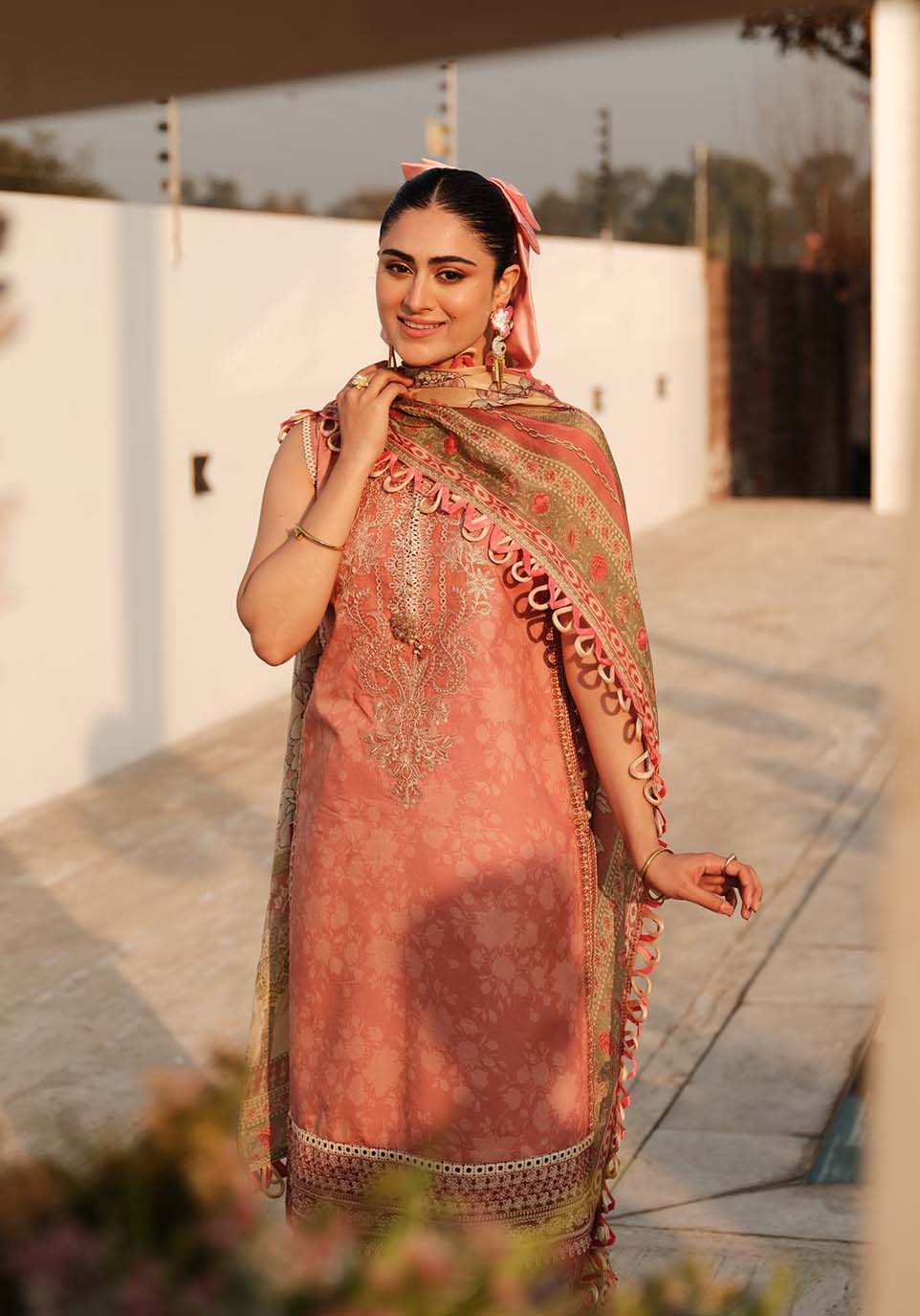 Zarqash | Luxe Lawn 24 | ZQ 4 - Pakistani Designer Dress - by Zarqash | Type: Luxury - 100% Original at Saira Sultan