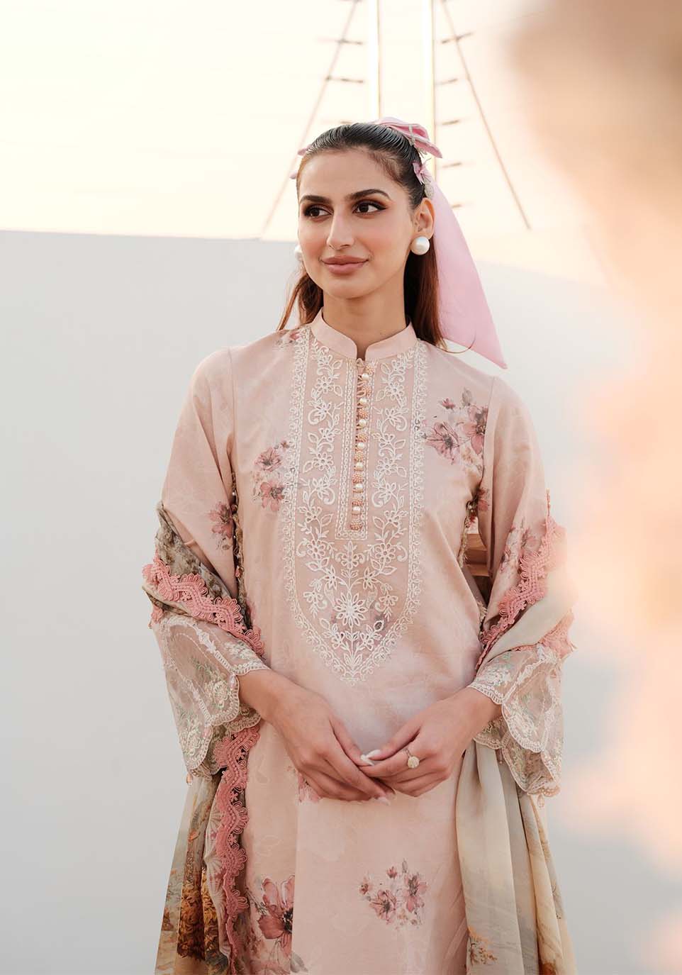 Zarqash | Luxe Lawn 24 | ZQ 11 - Pakistani Designer Dress - by Zarqash | Type: Luxury - 100% Original at Saira Sultan