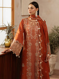 Mahnur | Florence Luxury Lawn 25 | ZIMAL L Burnt Orange Lawn