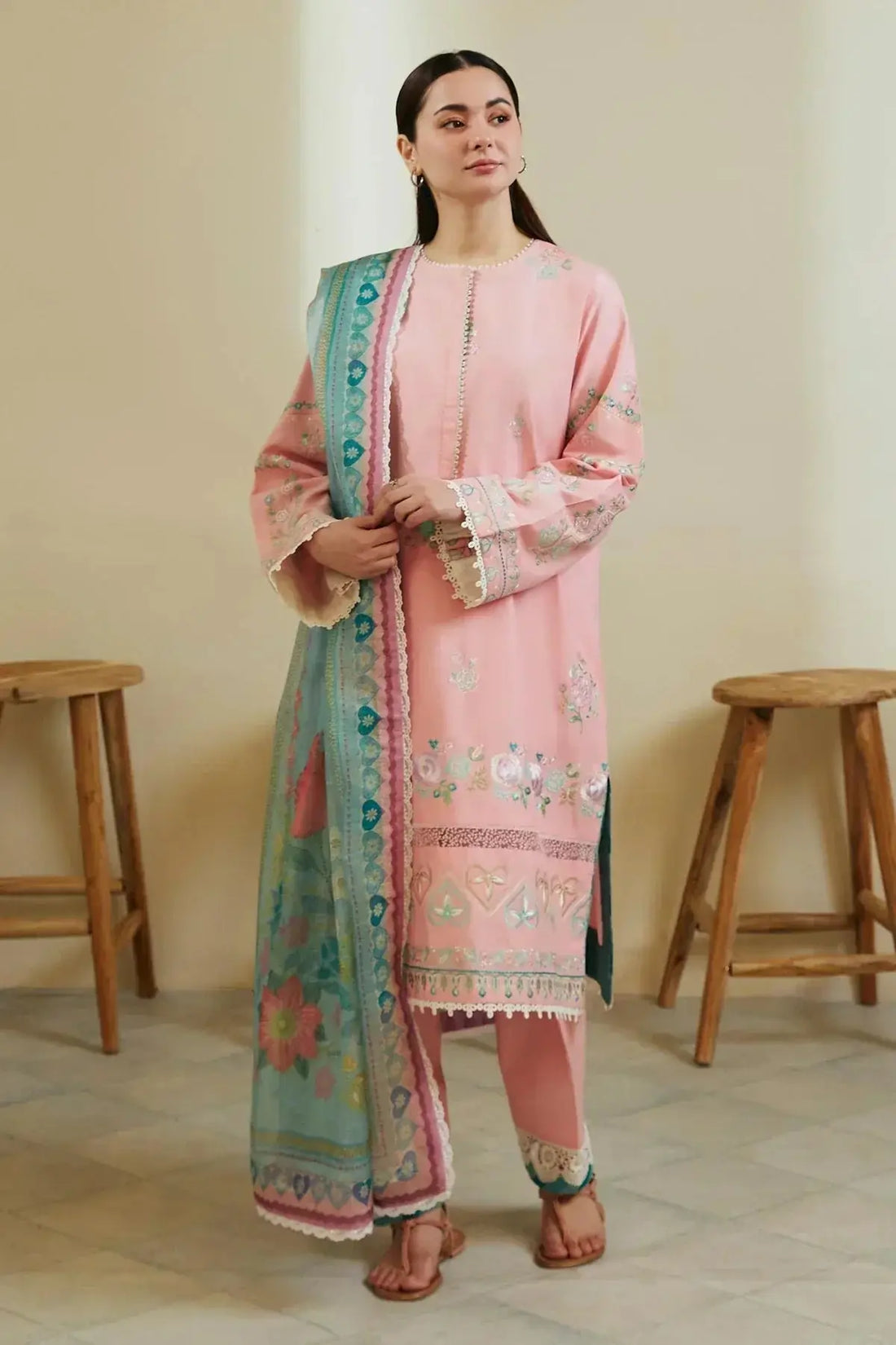 Zara Shahjahan | Coco Lawn 24 | ZOYA-8A - Pakistani Designer Dress - by Zara Shahjahan | Type: Luxury - 100% Original at Saira Sultan