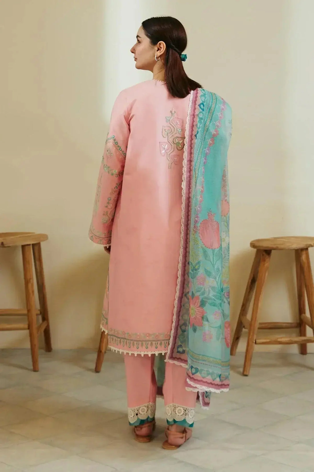 Zara Shahjahan | Coco Lawn 24 | ZOYA-8A - Pakistani Designer Dress - by Zara Shahjahan | Type: Luxury - 100% Original at Saira Sultan
