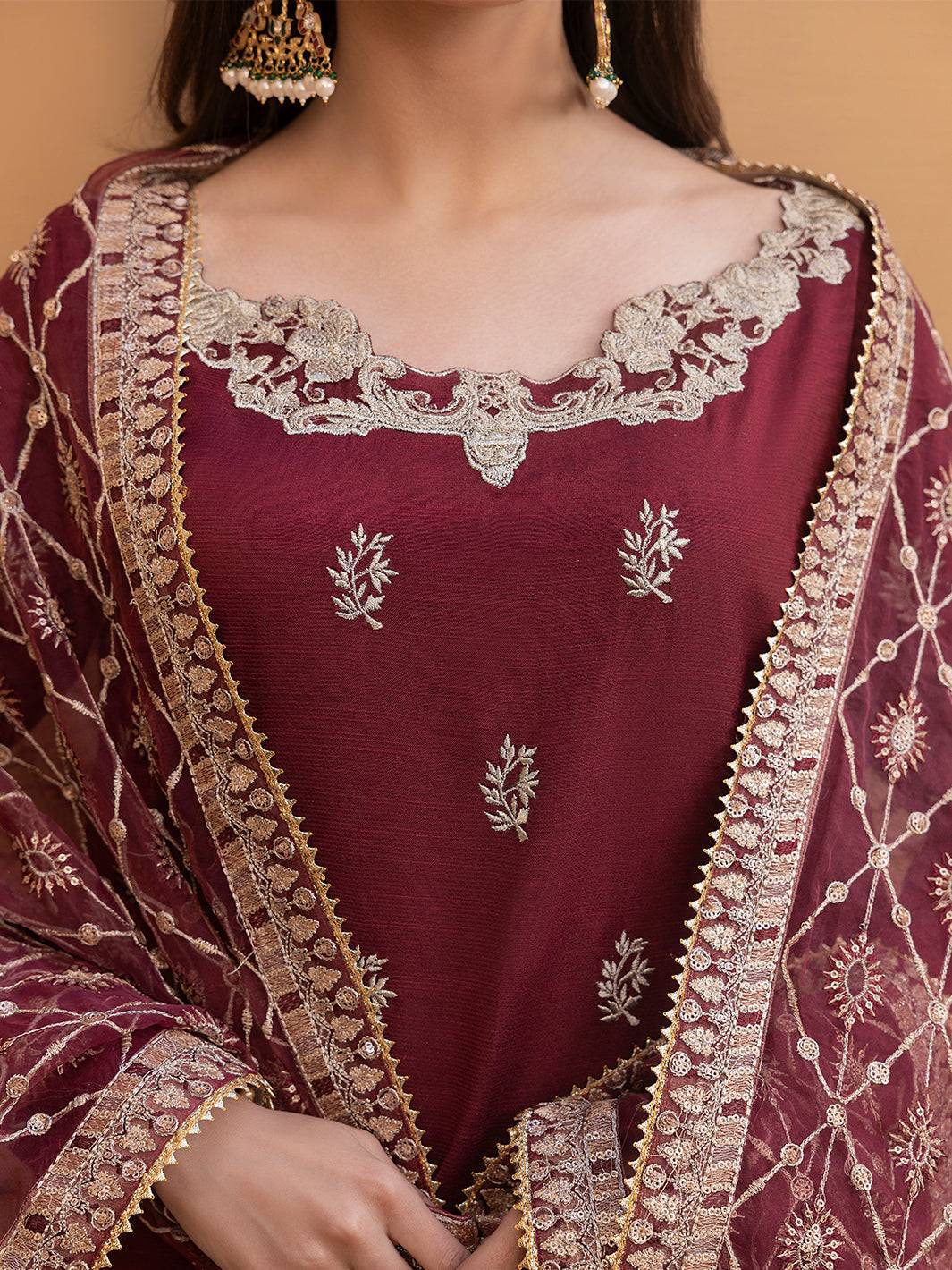 Hem Stitch | Raw Silk Edit 25 | Zurina - Pakistani Designer Dress - by Hemstitch | Type: Ladies Clothes - 100% Original at Saira Sultan
