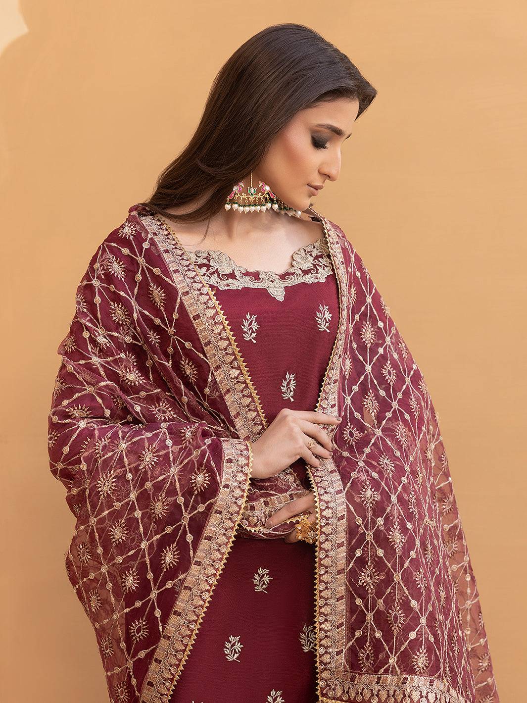 Hem Stitch | Raw Silk Edit 25 | Zurina - Pakistani Designer Dress - by Hemstitch | Type: Ladies Clothes - 100% Original at Saira Sultan
