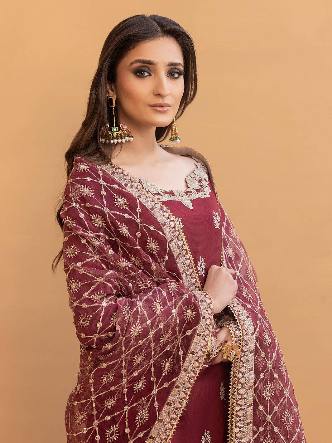 Hem Stitch | Raw Silk Edit 25 | Zurina - Pakistani Designer Dress - by Hemstitch | Type: Ladies Clothes - 100% Original at Saira Sultan