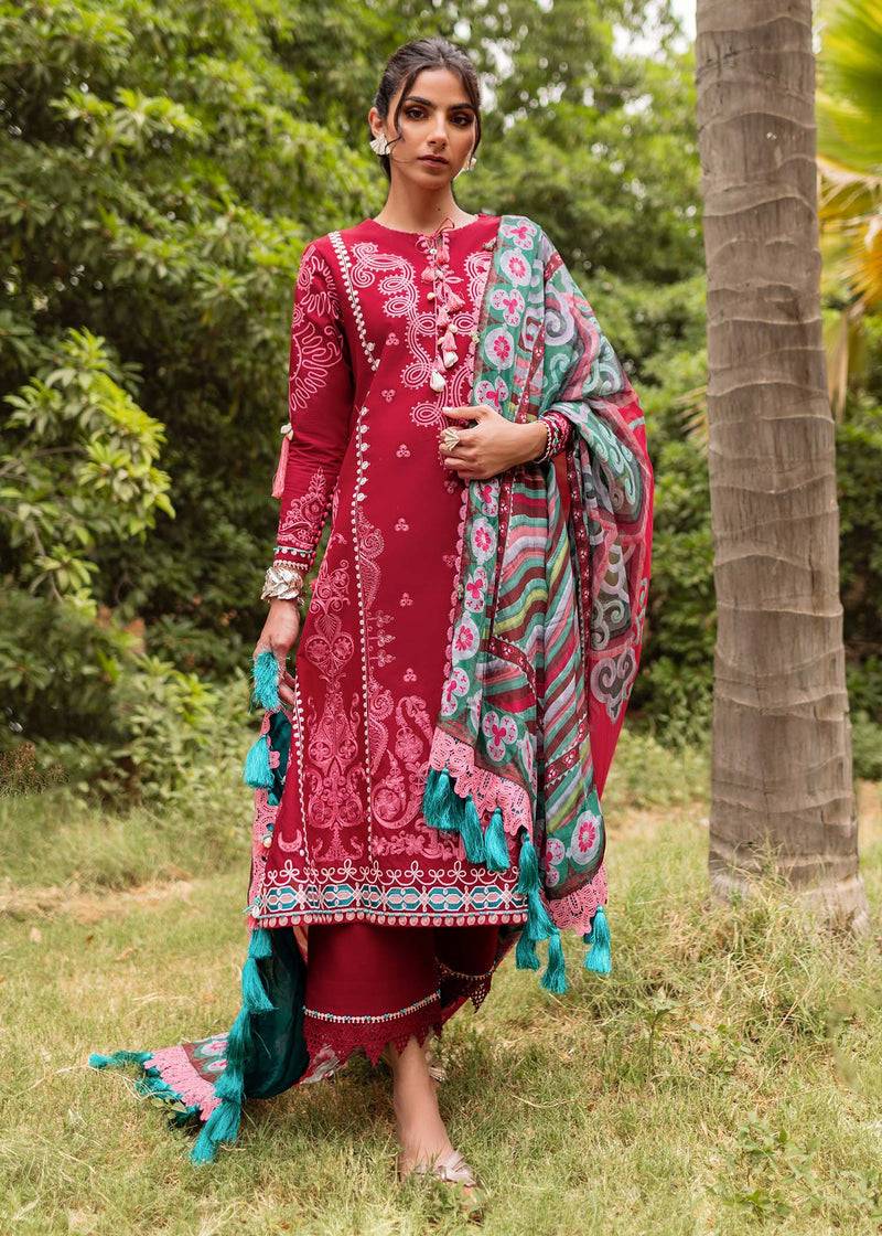 Sadaf Fawad Khan | Lawn 24 | Helen (B) - Pakistani Designer Dress - by Sadaf Fawad Khan | Type: Luxury - 100% Original at Saira Sultan