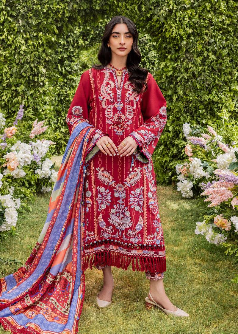 Sadaf Fawad Khan | Lawn 24 | Suzani (B) - Pakistani Designer Dress - by Sadaf Fawad Khan | Type: Luxury - 100% Original at Saira Sultan