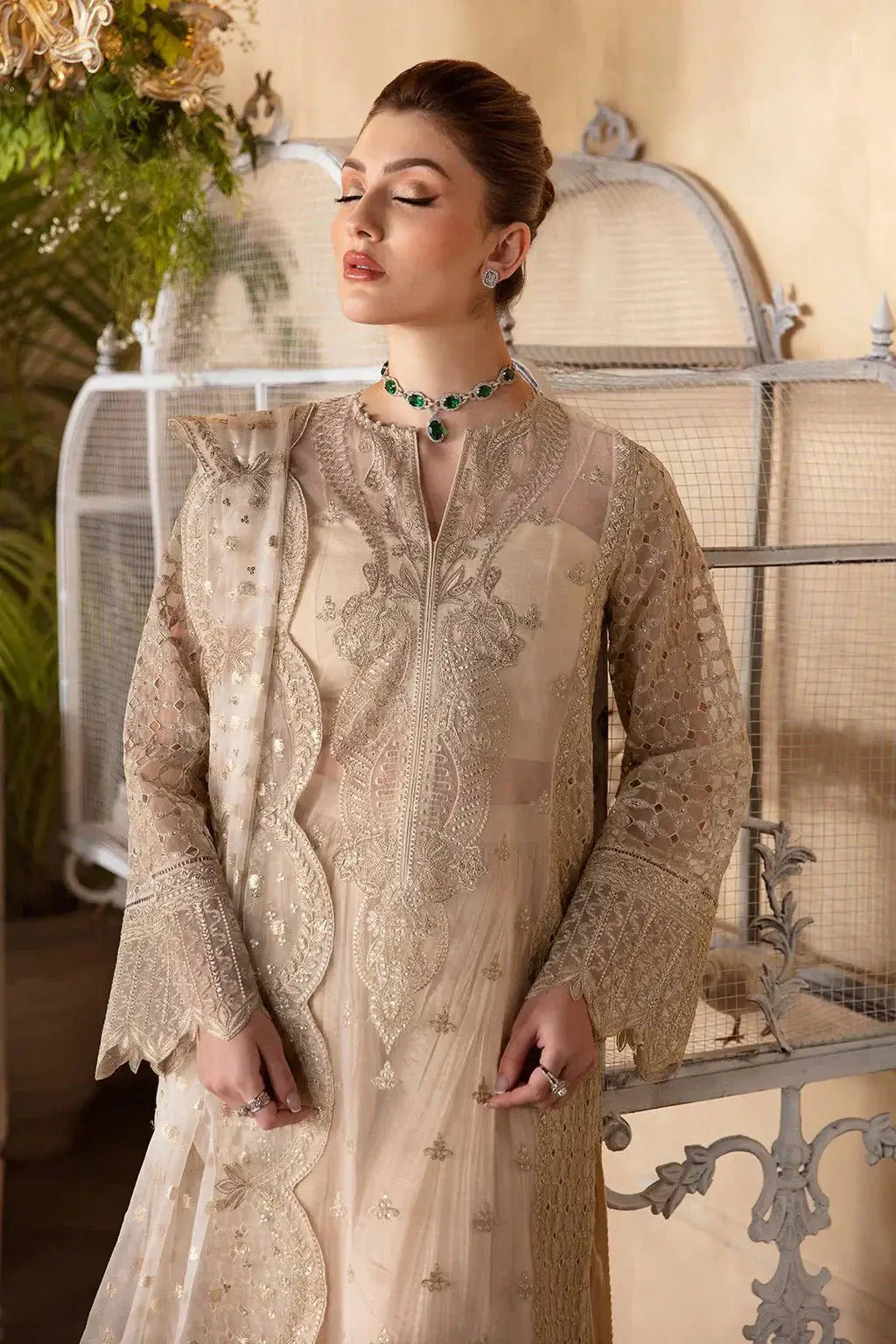 Afrozeh | La Fuchsia 24 | Daisy - Pakistani Designer Dress - by Afrozeh | Type: Formal - 100% Original at Saira Sultan