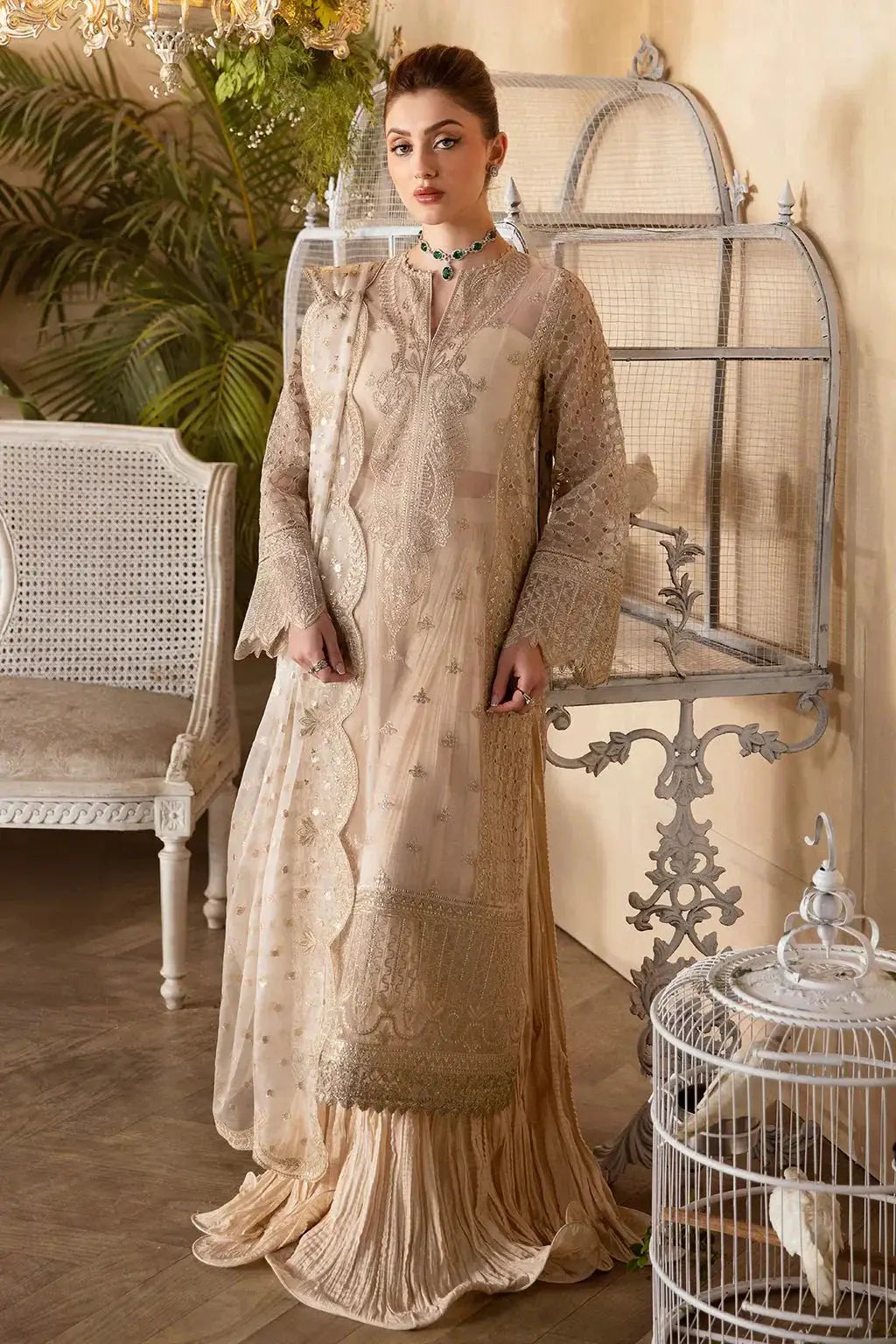 Afrozeh | La Fuchsia 24 | Daisy - Pakistani Designer Dress - by Afrozeh | Type: Formal - 100% Original at Saira Sultan