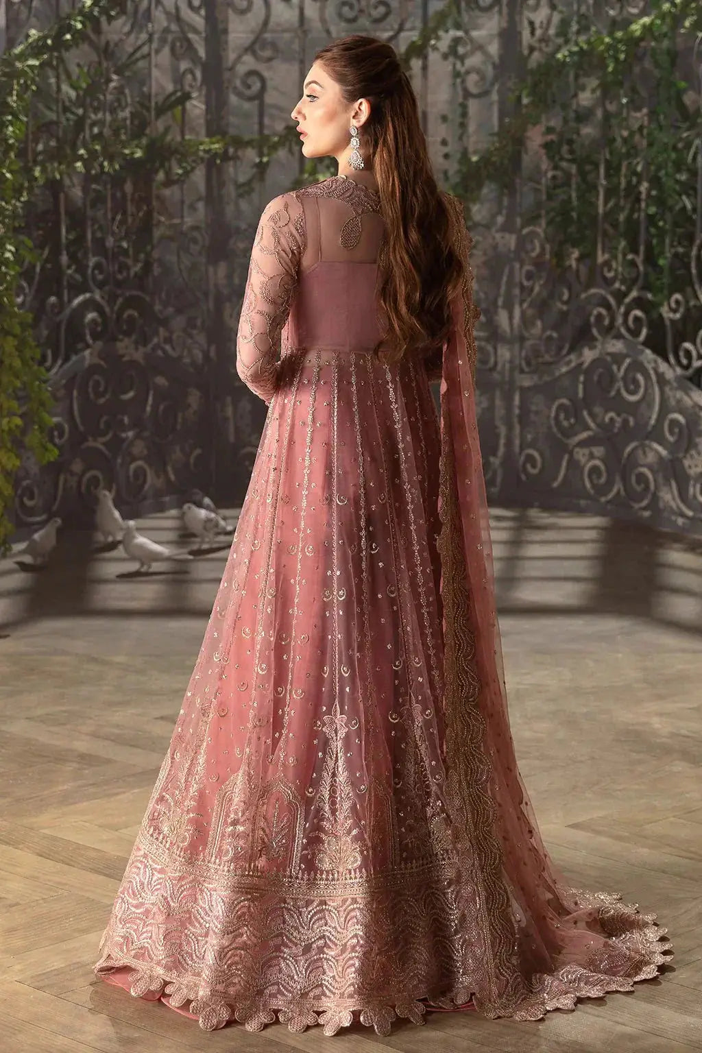 Afrozeh | La Fuchsia 24 | Rosa - Pakistani Designer Dress - by Afrozeh | Type: Formal - 100% Original at Saira Sultan