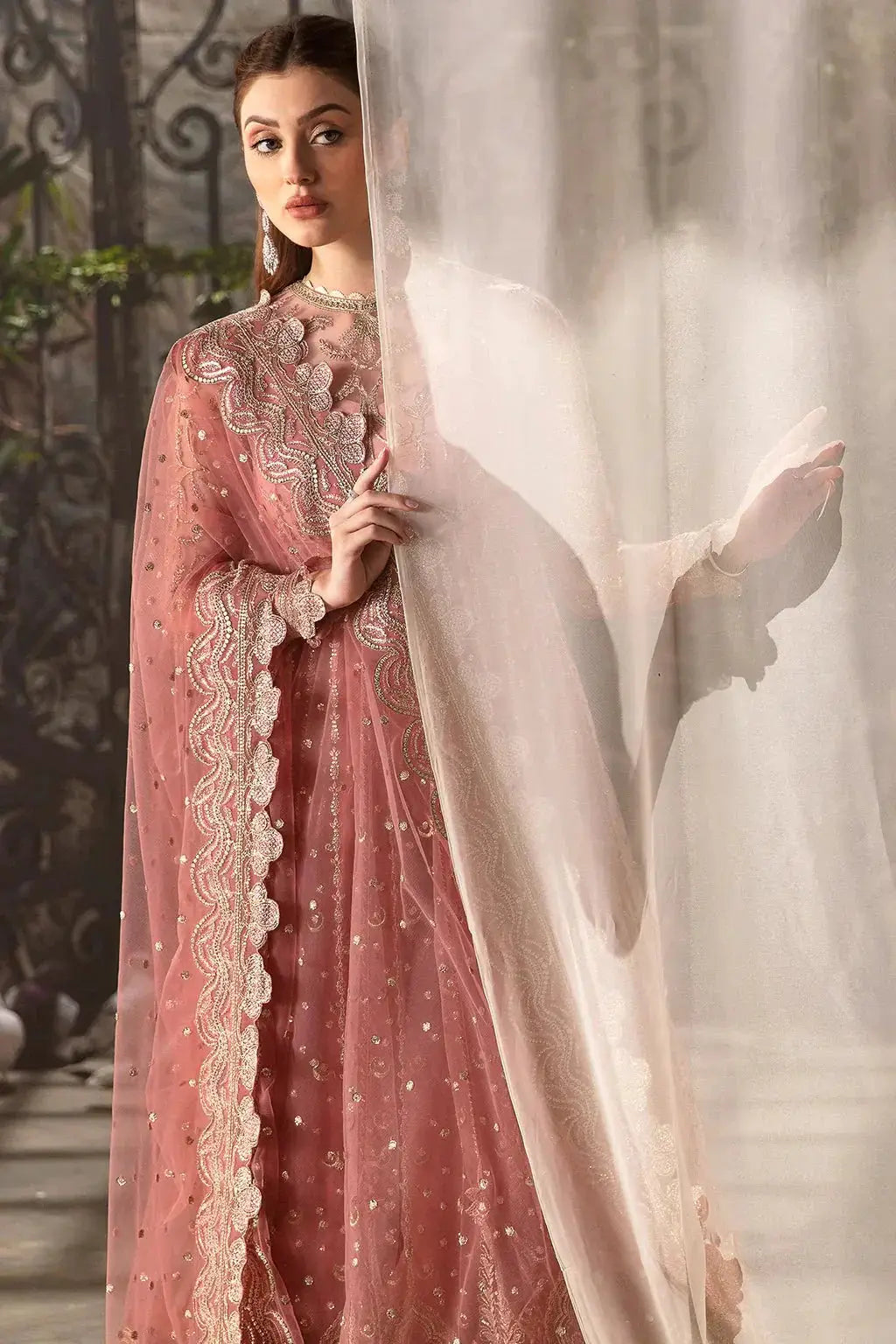 Afrozeh | La Fuchsia 24 | Rosa - Pakistani Designer Dress - by Afrozeh | Type: Formal - 100% Original at Saira Sultan