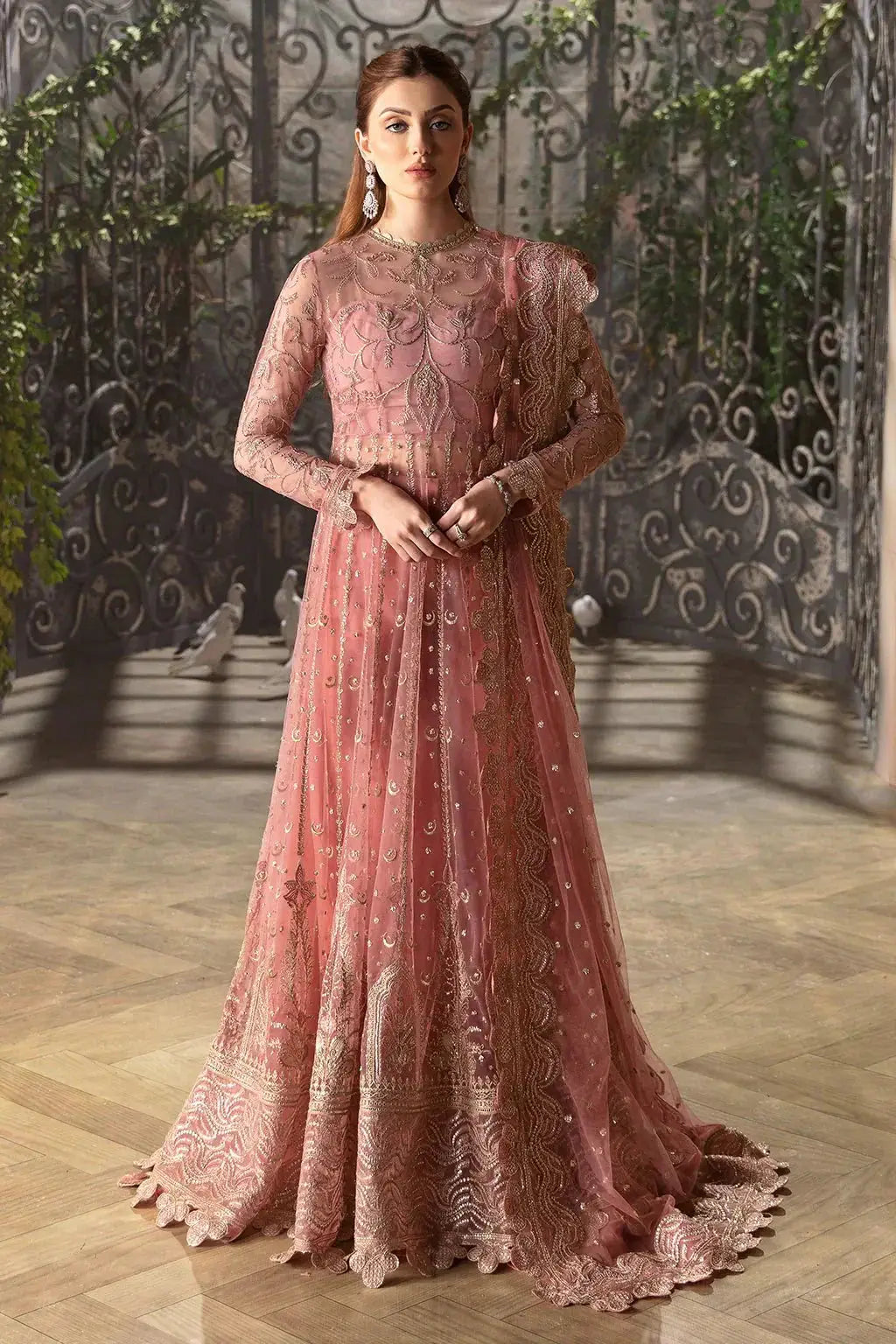 Afrozeh | La Fuchsia 24 | Rosa - Pakistani Designer Dress - by Afrozeh | Type: Formal - 100% Original at Saira Sultan