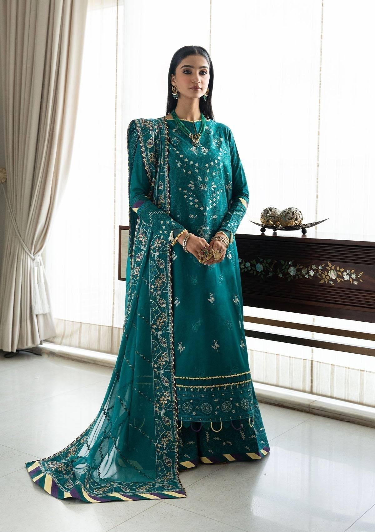 Aik Atelier | Samah Lawn 24 | LOOK 04 - Pakistani Designer Dress - by Aik Atelier | Type: Luxury - 100% Original at Saira Sultan