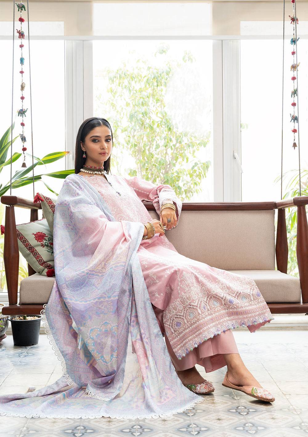 Aik Atelier | Samah Lawn 24 | LOOK 06 - Pakistani Designer Dress - by Aik Atelier | Type: Luxury - 100% Original at Saira Sultan