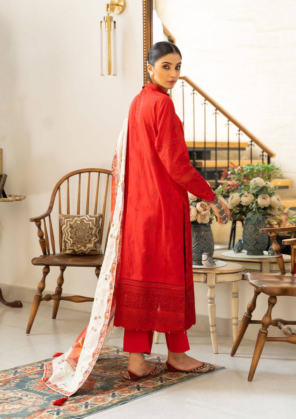 Aik Atelier | Samah Lawn 24 | LOOK 08 - Pakistani Designer Dress - by Aik Atelier | Type: Luxury - 100% Original at Saira Sultan