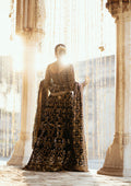 Aik Atelier | Dastoor Velvet 24 | DASTOOR - LOOK 01 S Black Velvet