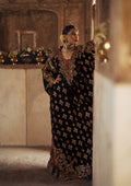 Aik Atelier | Dastoor Velvet 24 | DASTOOR - LOOK 03 M Black Velvet