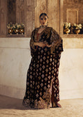 Aik Atelier | Dastoor Velvet 24 | DASTOOR - LOOK 03 M Maroon Velvet