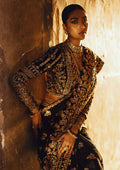 Aik Atelier | Dastoor Velvet 24 | DASTOOR - LOOK 04 L Deep Chocolate Chiffon