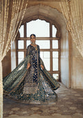 Aik Atelier | Dastoor Velvet 24 | DASTOOR - LOOK 05 XL Teal Blue Velvet