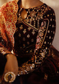 Aik Atelier | Dastoor Velvet 24 | DASTOOR - LOOK 06 M Maroon Velvet