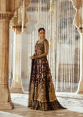 Aik Atelier | Dastoor Velvet 24 | DASTOOR - LOOK 10 M Purple Velvet