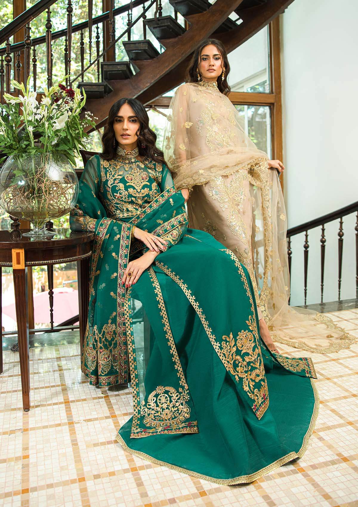 Aik Atelier | Formals Collection | GLOSSIER - LOOK 01 - Pakistani Designer Dress - by Aik Atelier | Type: Formal - 100% Original at Saira Sultan