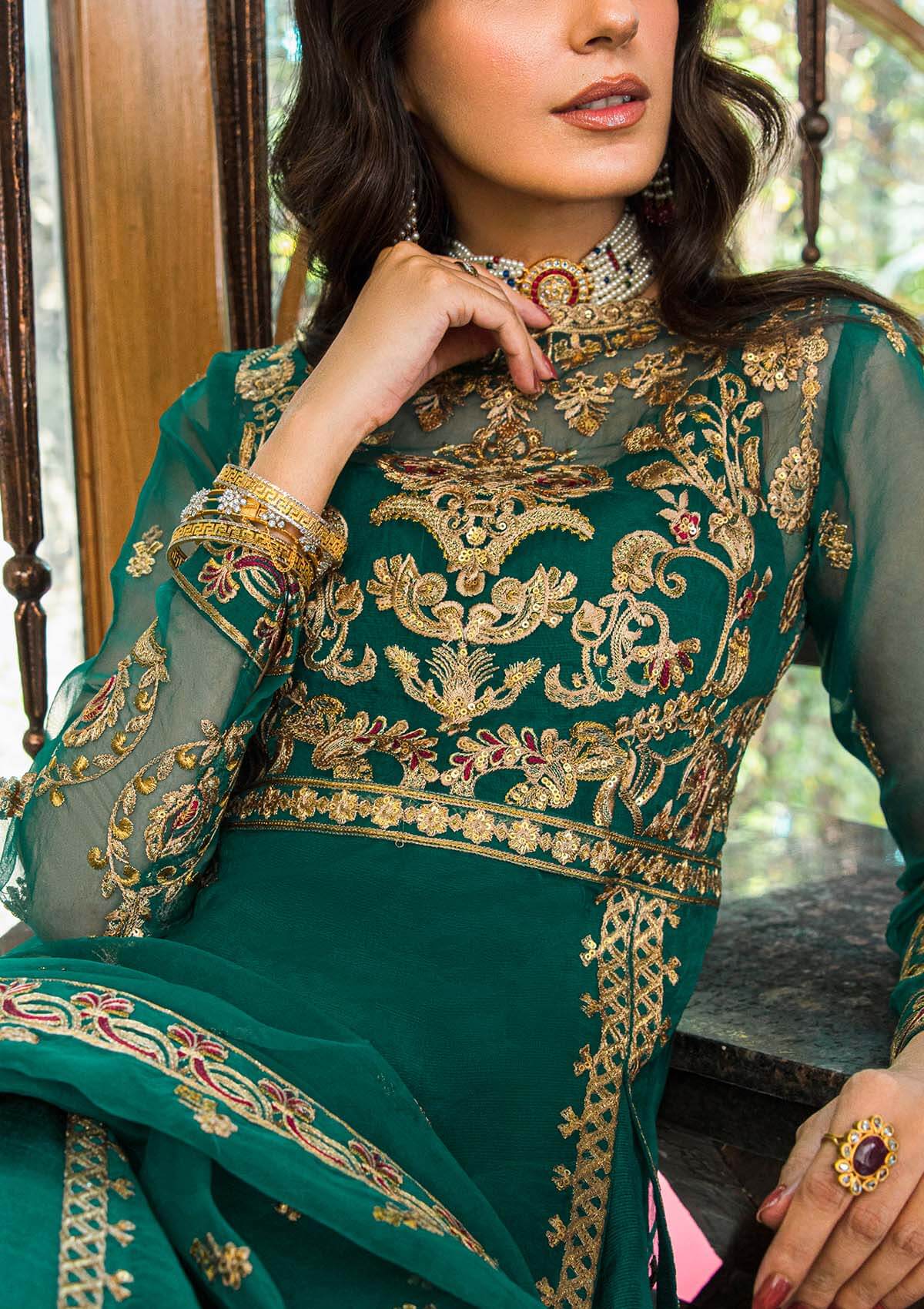 Aik Atelier | Formals Collection | GLOSSIER - LOOK 01 - Pakistani Designer Dress - by Aik Atelier | Type: Formal - 100% Original at Saira Sultan