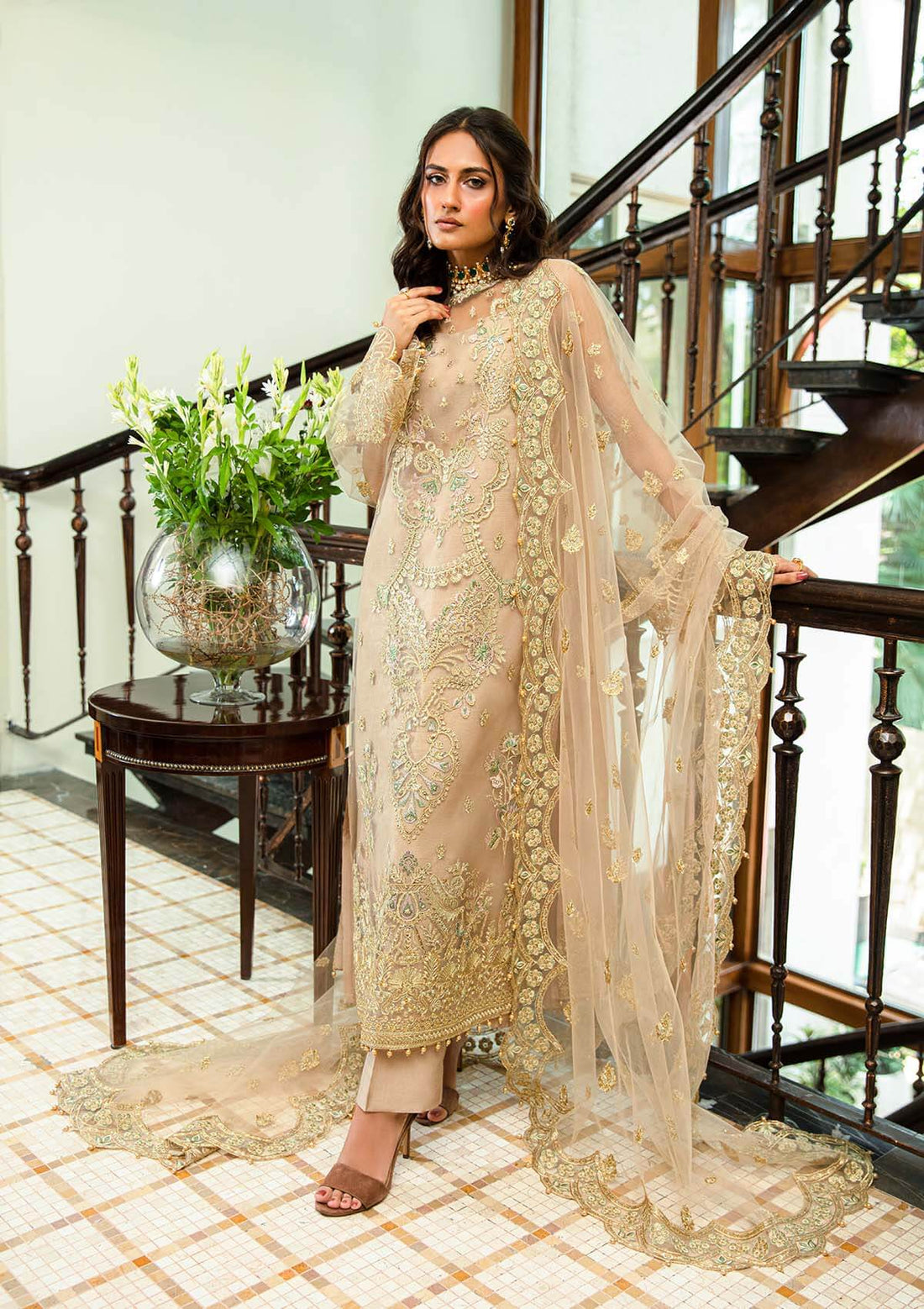 Aik Atelier | Formals Collection | GLOSSIER - LOOK 02 - Pakistani Designer Dress - by Aik Atelier | Type: Formal - 100% Original at Saira Sultan