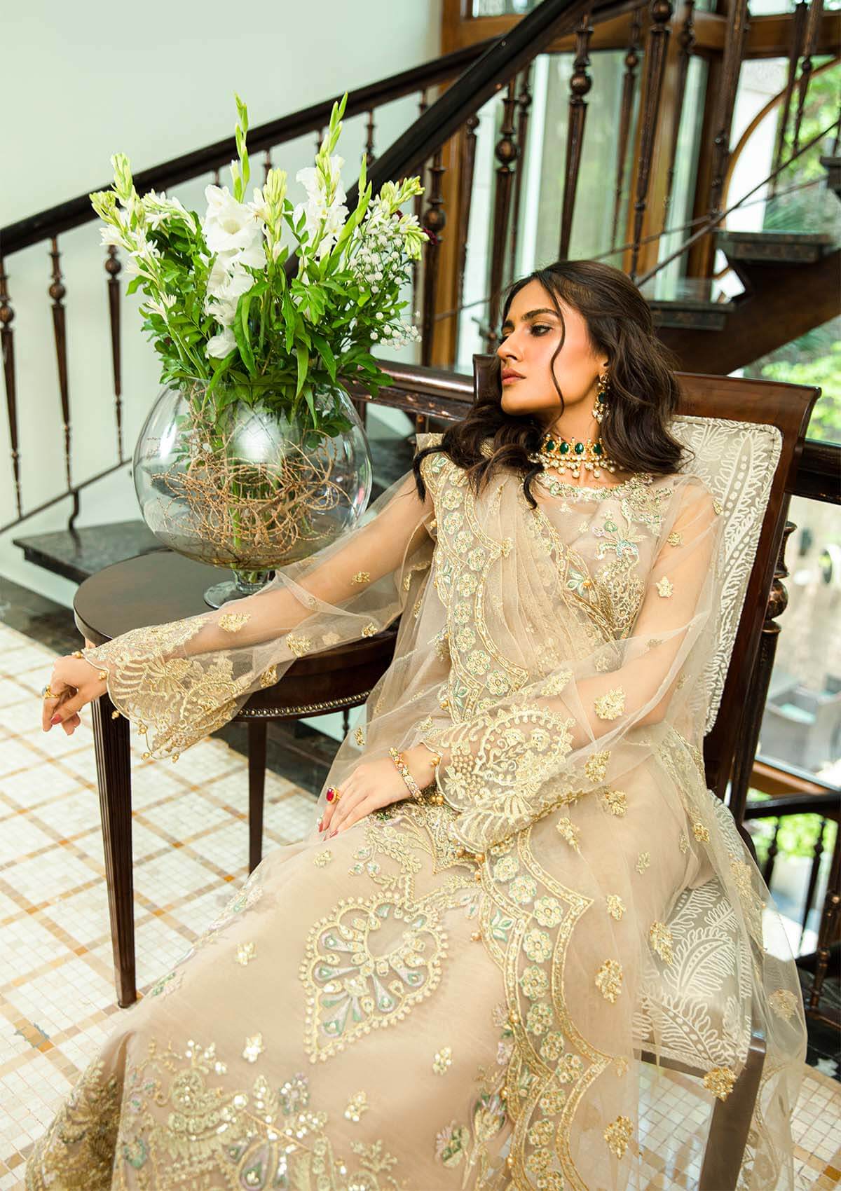 Aik Atelier | Formals Collection | GLOSSIER - LOOK 02 - Pakistani Designer Dress - by Aik Atelier | Type: Formal - 100% Original at Saira Sultan