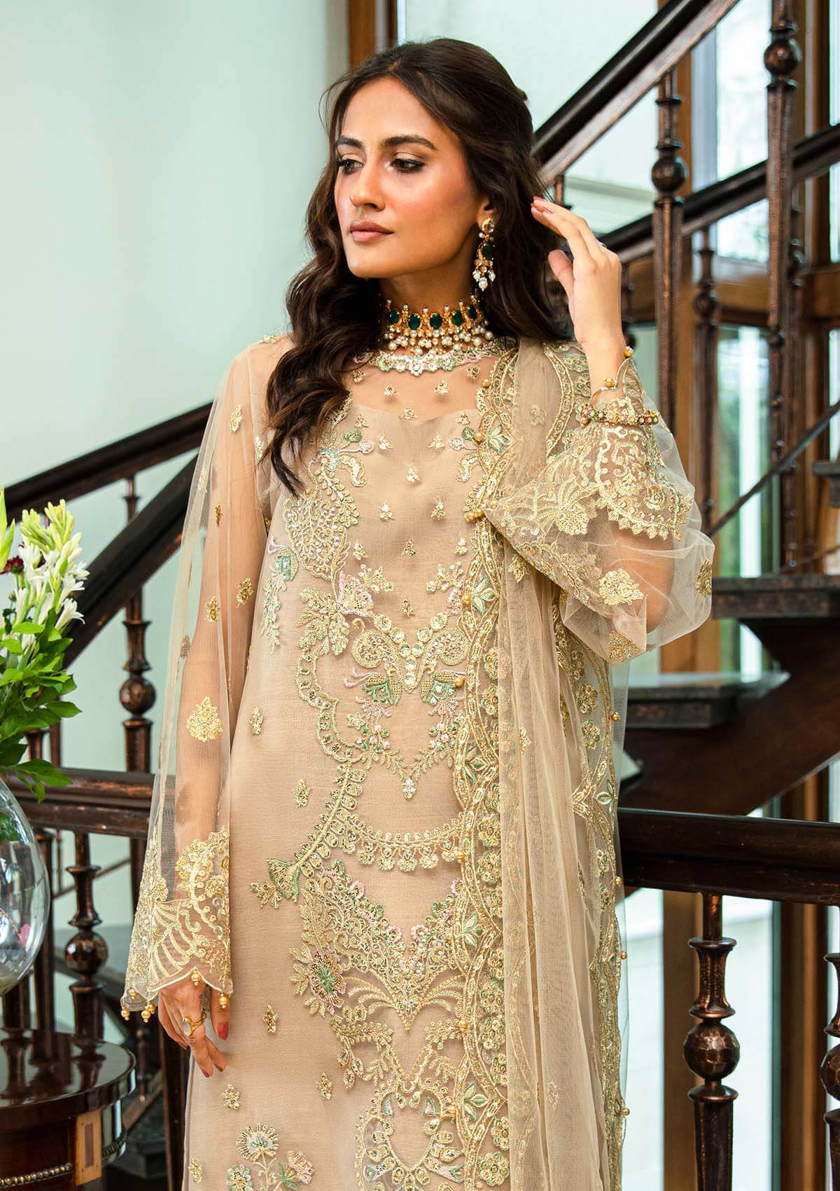 Aik Atelier | Formals Collection | GLOSSIER - LOOK 02 - Pakistani Designer Dress - by Aik Atelier | Type: Formal - 100% Original at Saira Sultan