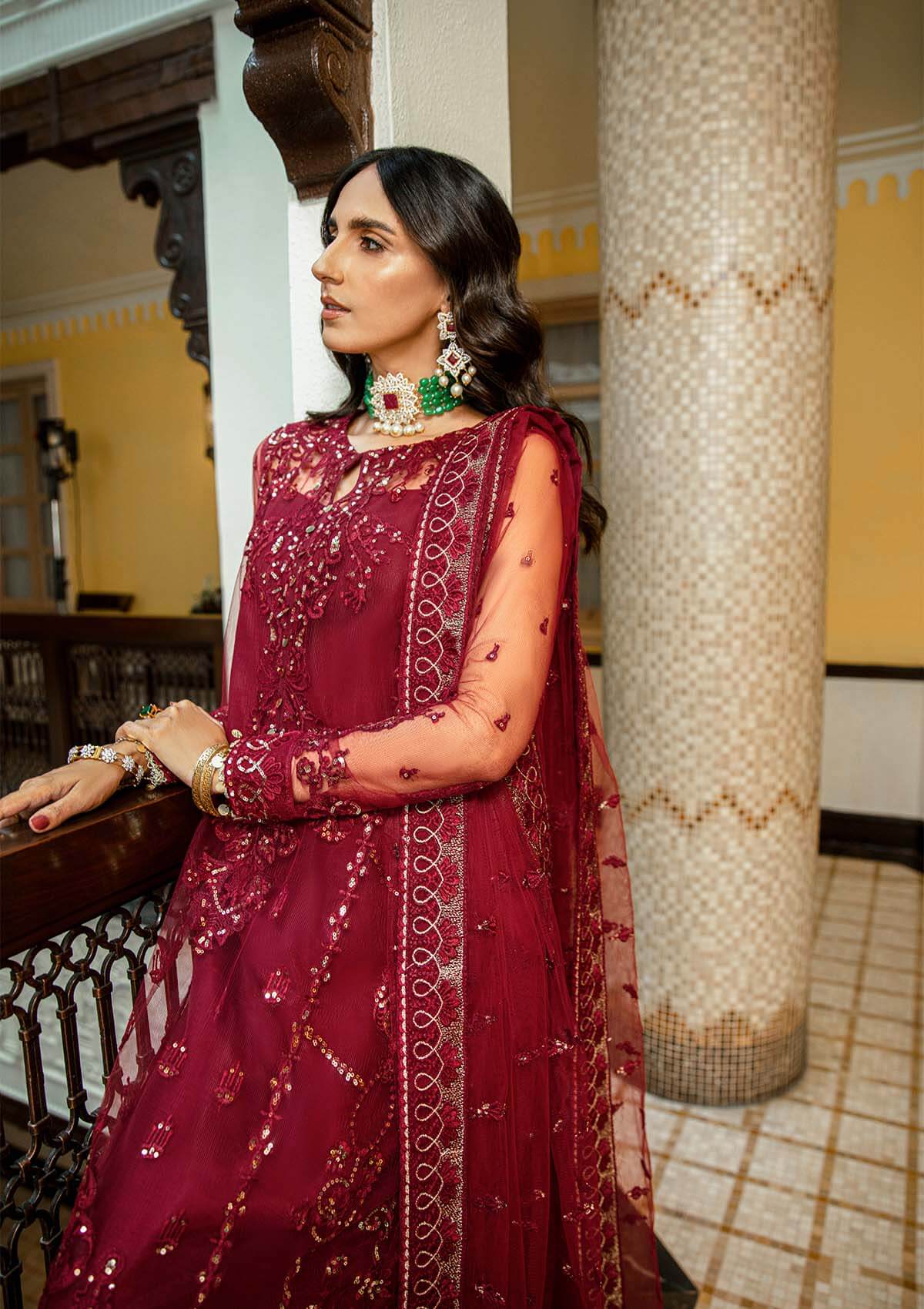 Aik Atelier | Formals Collection | GLOSSIER - LOOK 03 - Pakistani Designer Dress - by Aik Atelier | Type: Formal - 100% Original at Saira Sultan