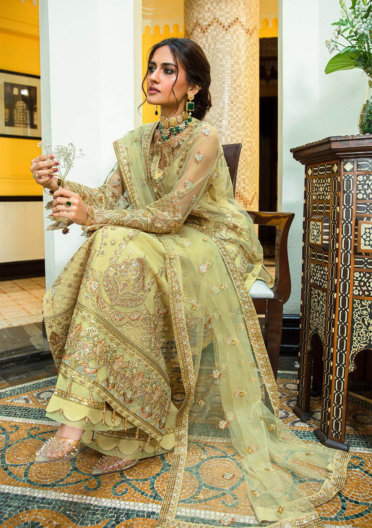 Aik Atelier | Formals Collection | GLOSSIER - LOOK 05 - Pakistani Designer Dress - by Aik Atelier | Type: Formal - 100% Original at Saira Sultan