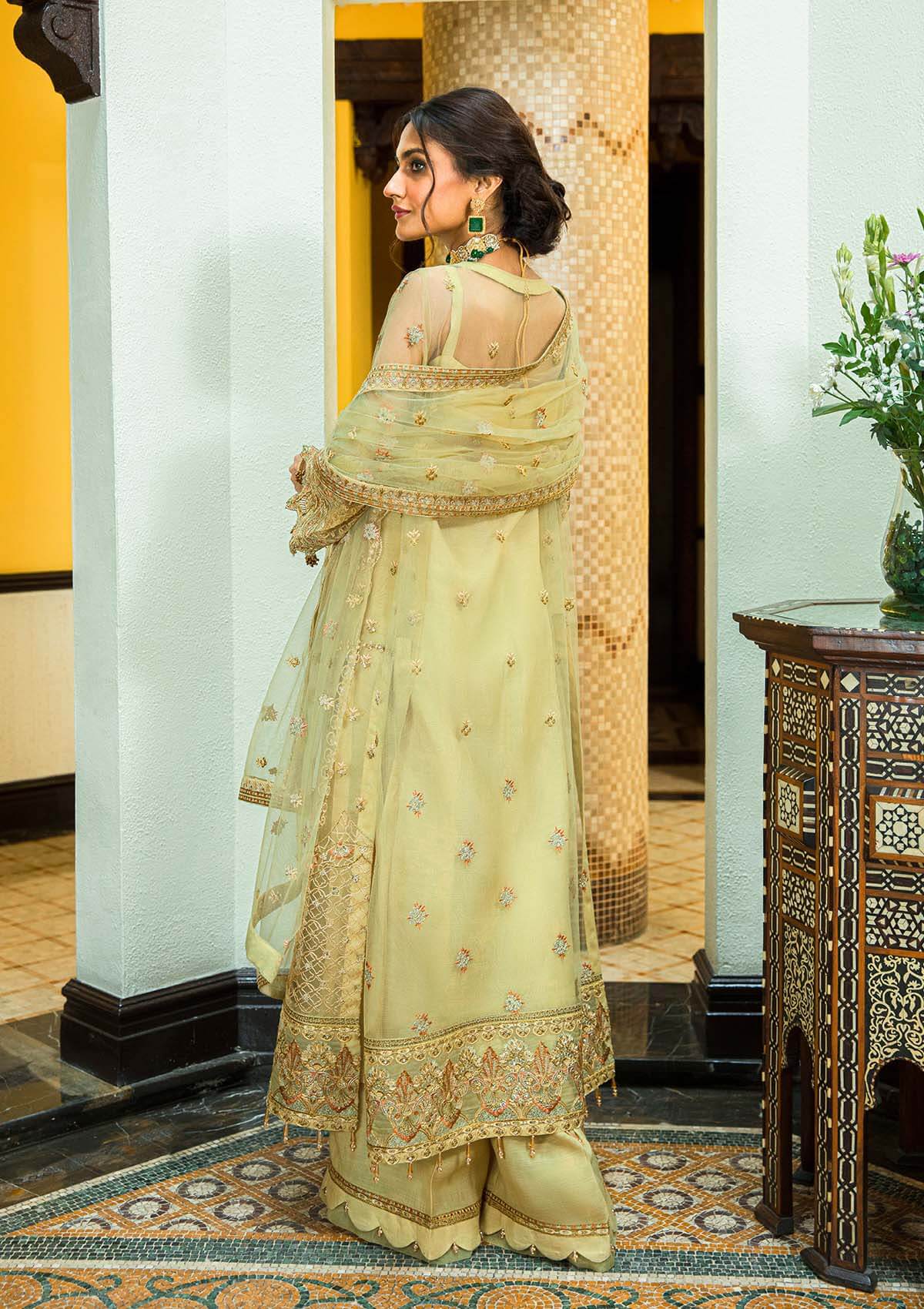Aik Atelier | Formals Collection | GLOSSIER - LOOK 05 - Pakistani Designer Dress - by Aik Atelier | Type: Formal - 100% Original at Saira Sultan