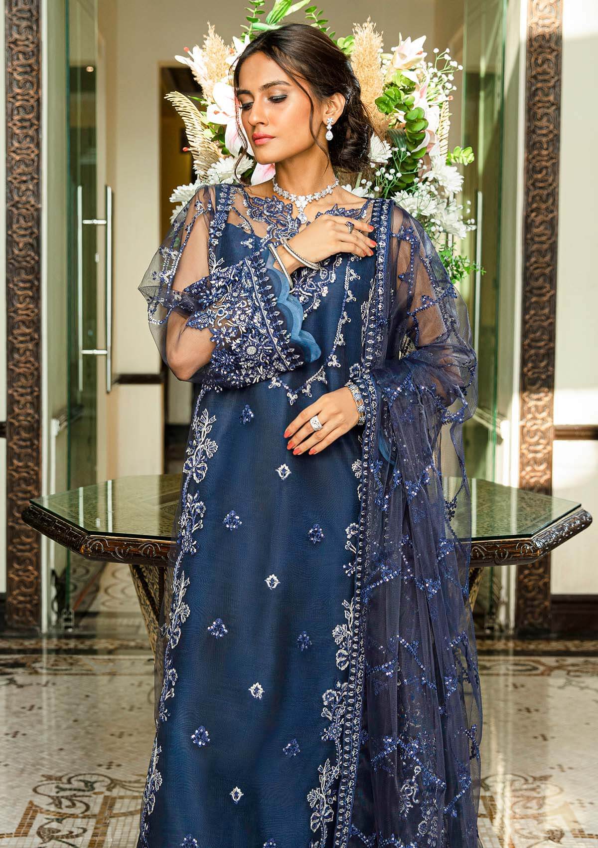 Aik Atelier | Formals Collection | GLOSSIER - LOOK 06 - Pakistani Designer Dress - by Aik Atelier | Type: Formal - 100% Original at Saira Sultan