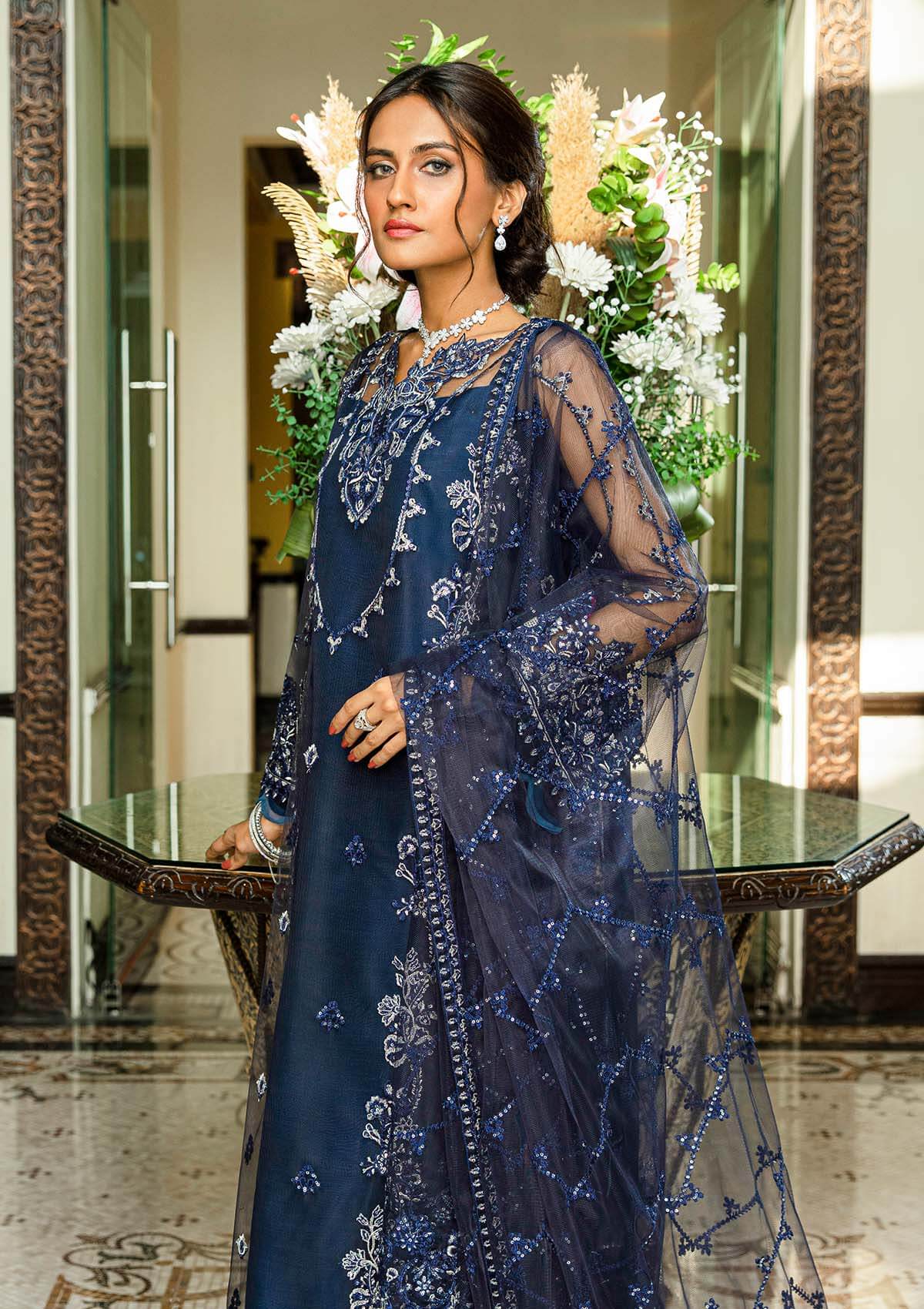 Aik Atelier | Formals Collection | GLOSSIER - LOOK 06 - Pakistani Designer Dress - by Aik Atelier | Type: Formal - 100% Original at Saira Sultan