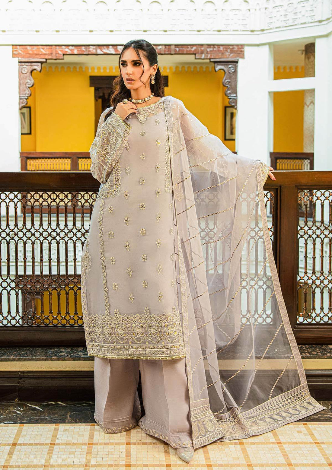 Aik Atelier | Formals Collection | GLOSSIER - LOOK 07 - Pakistani Designer Dress - by Aik Atelier | Type: Formal - 100% Original at Saira Sultan