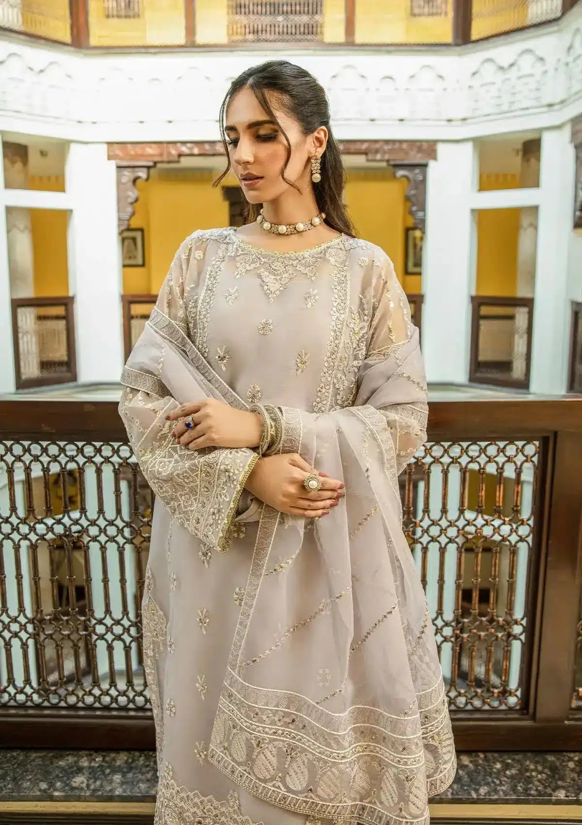 Aik Atelier | Formals Collection | GLOSSIER - LOOK 07 - Pakistani Designer Dress - by Aik Atelier | Type: Formal - 100% Original at Saira Sultan