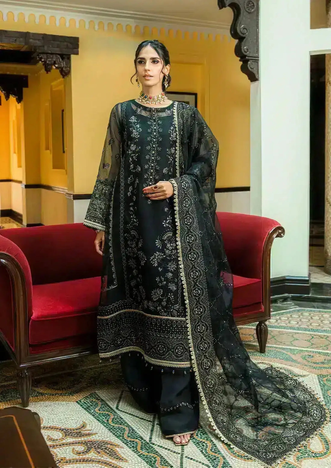 Aik Atelier | Formals Collection | GLOSSIER - LOOK 08 - Pakistani Designer Dress - by Aik Atelier | Type: Formal - 100% Original at Saira Sultan